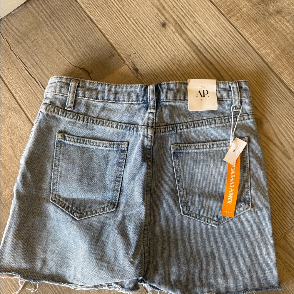 AP Denim Cross Over Shorts
